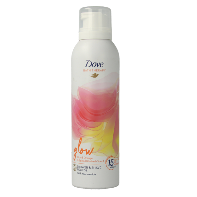Espuma de ducha y afeitado Dove Glow 200 ml