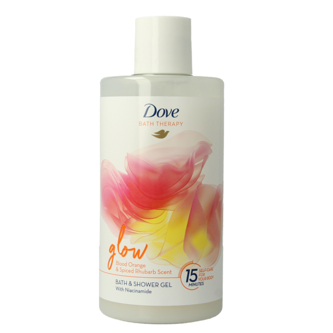 Dove Bagnoschiuma e Gel Doccia Glow 400 Millilitri
