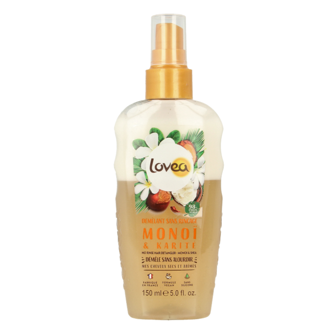 Lovea No Rinse Spray Monoi & Shea 150 Milliliter