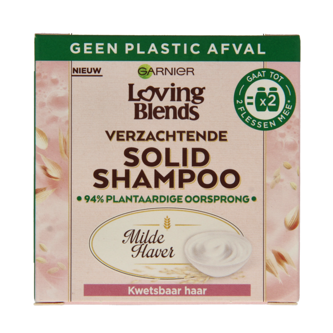 Szampon w kostce Garnier Loving Blends Łagodny Owies 60 g