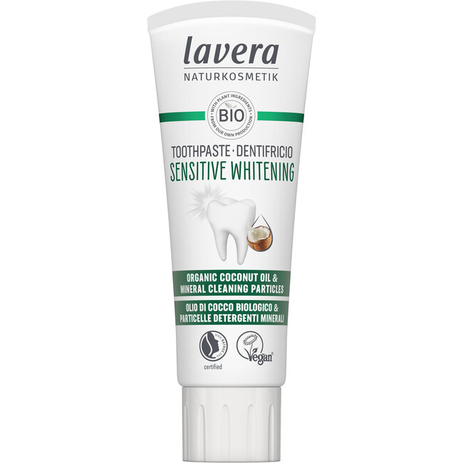 Sensitive whitening organic toothpaste 75ml