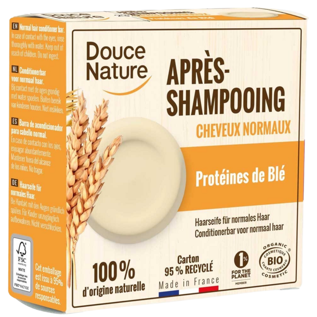 Douce Nature Odżywka w kostce do włosów normalnych bio 65 Gram