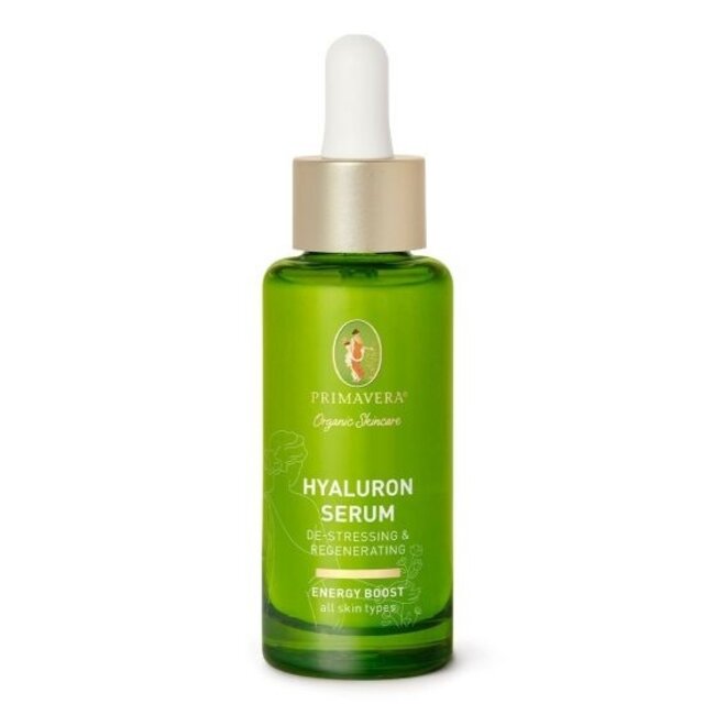 Primavera organic de-stressing regenerating hyaluron serum 30ml