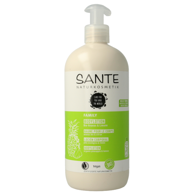 Lait corporel Sante Family ananas & citron vert 500 ml