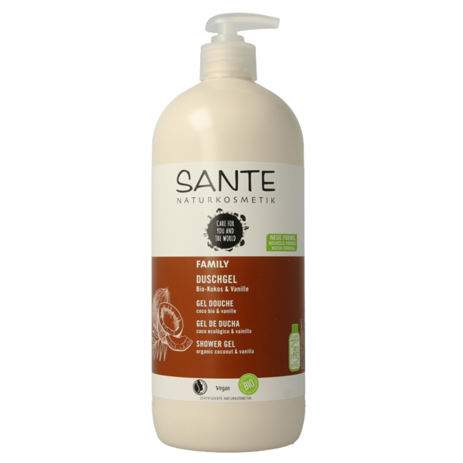Sante Family Duschgel Kokos & Vanille Bio 950 Milliliter