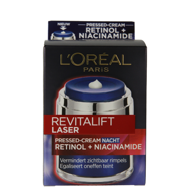L'Oreal Paris Revitalift Laser Crema Notte Pressata 50 Millilitri