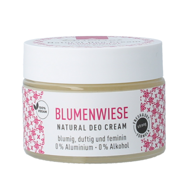 Rosenrot Solid Deo Cream Flower Meadow 50g