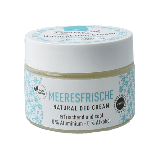 Rosenrot Feste Deocreme Meeresfrische 50 Gramm