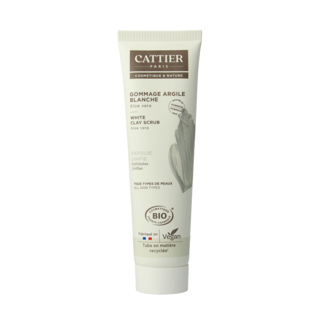 Exfoliante de arcilla blanca Cattier 100 ml