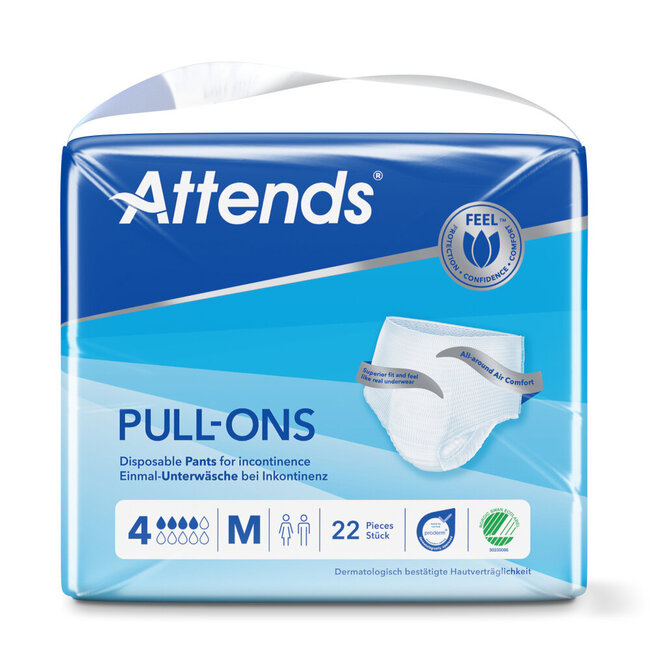 Attends Pull-ons 4 talla M 22 unidades