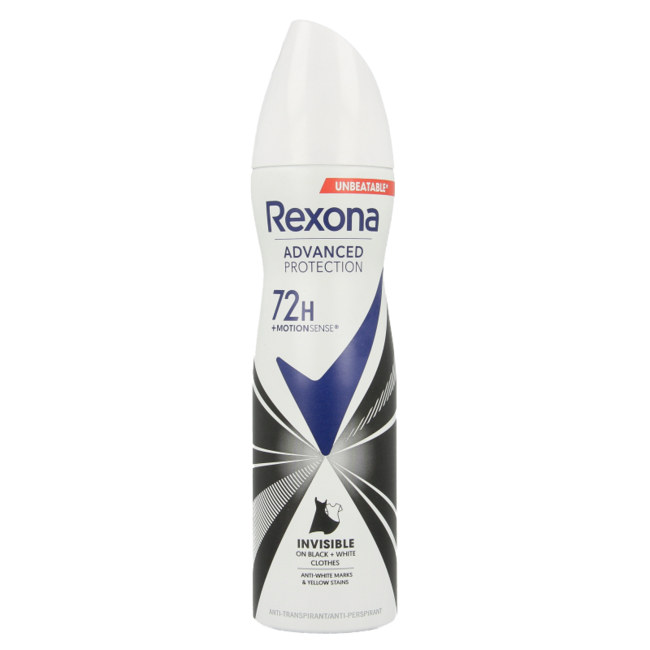 Desodorante Rexona spray Invisible 150 ml