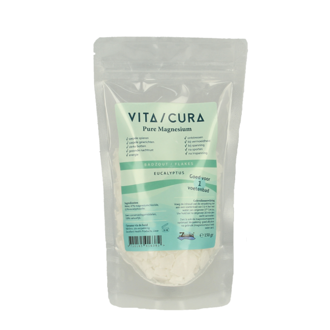Vitacura Magnesium-Salzflocken Eukalyptus 150 Gramm