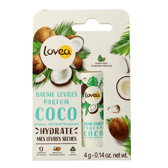 Baume à lèvres Lovea Coco 4 g
