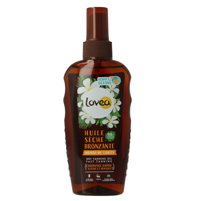 Olio Secco Abbronzante Lovea Monoi di Tahiti 150 Millilitri