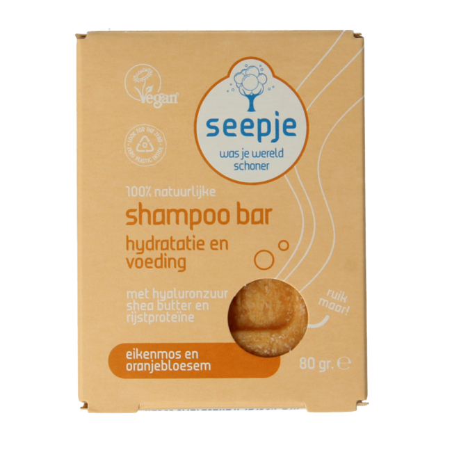 Shampoo bar eikenmos en oranjebloesem 80 Gram