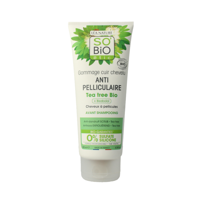 So Bio Etic Gommage capillaire anti-pelliculaire tea tree 200 ml