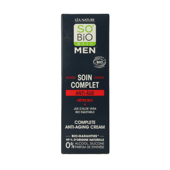So Bio Etic For Men Anti-Ageing Cream 50ml