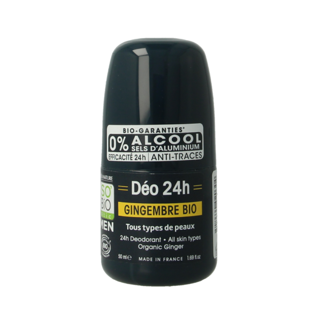 So Bio Etic Déodorant homme 3-en-1 gingembre 50 ml