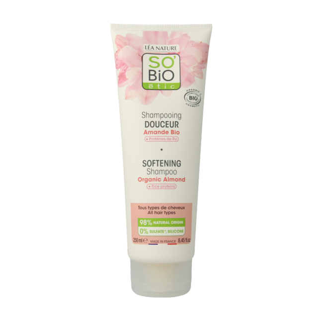 So'Bio étic Almond Milk & Rice Protein Shampoo 250ml