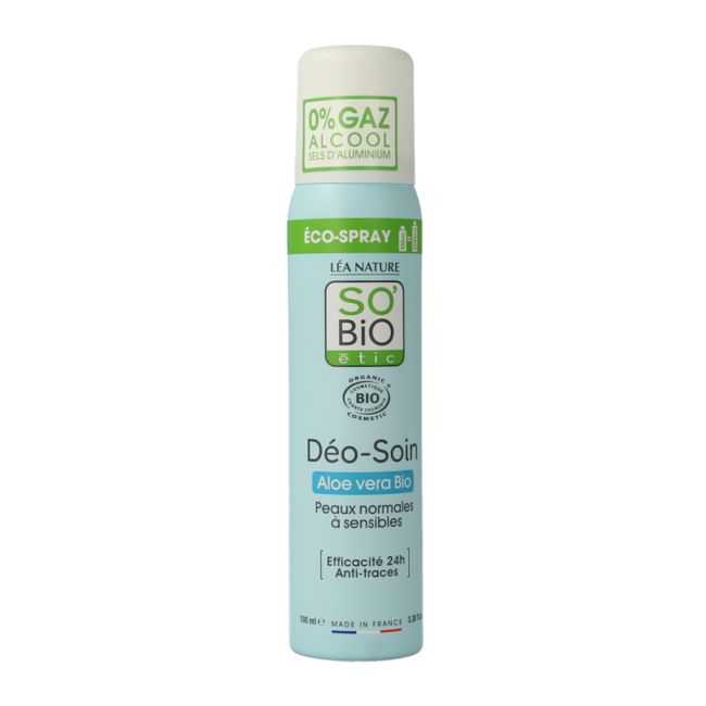 So Bio Etic Women's Aloe Vera Deodorant Spray 100ml