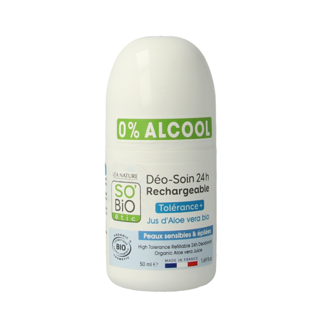 Desodorante roll-on So Bio Etic mujer aloe vera bio 50 ml