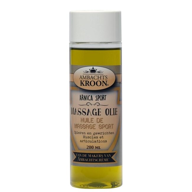 Huile de massage sportive à l'arnica Ambachtskroon 200 ml