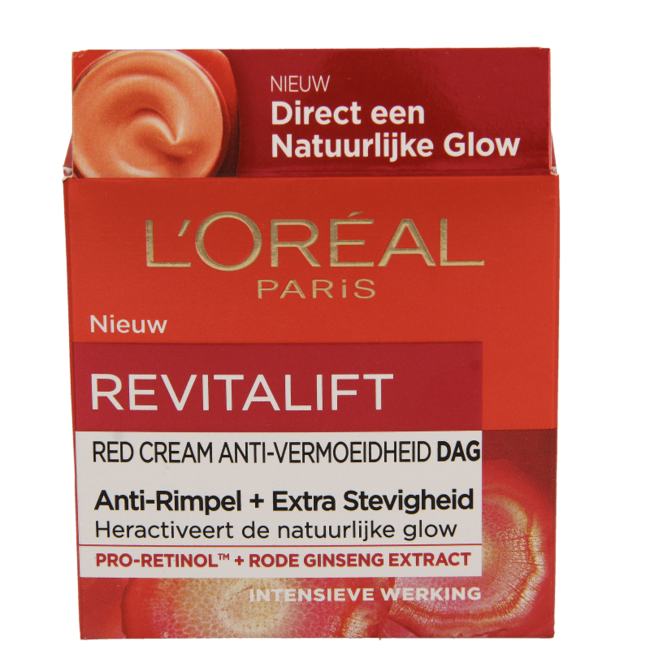L'Oreal Paris Revitalift Crema Rossa 50 Millilitri