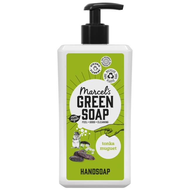 Marcel's Green Soap Jabón de manos tonka y muguet 500 mililitros
