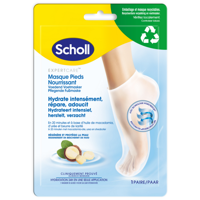 Masque pour les pieds 1 paire