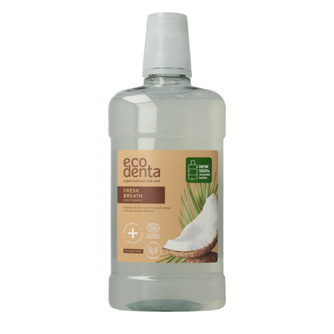 Enjuague bucal Ecodenta menta y coco 500 ml