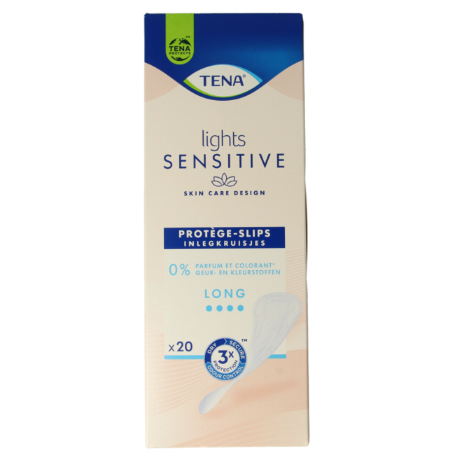 Salvaslips Tena Lights Long 20 Unidades