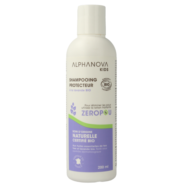 Alphanova Kids Champú bio preventivo contra piojos y liendres 200 ml