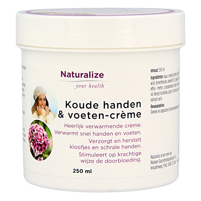 Crème mains et pieds froids 250 ml