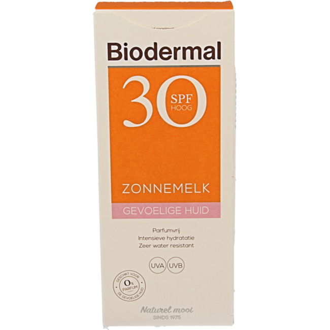 Biodermal Sonnenmilch empfindliche Haut LSF30 200 Milliliter