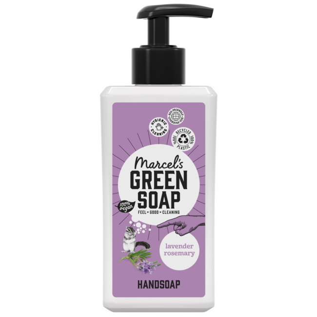 Marcel's Green Soap Handzeep lavendel & rozemarijn 250 Milliliter
