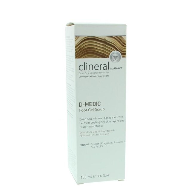 Ahava Clineral D-medic Fußgel-Peeling 100 Milliliter
