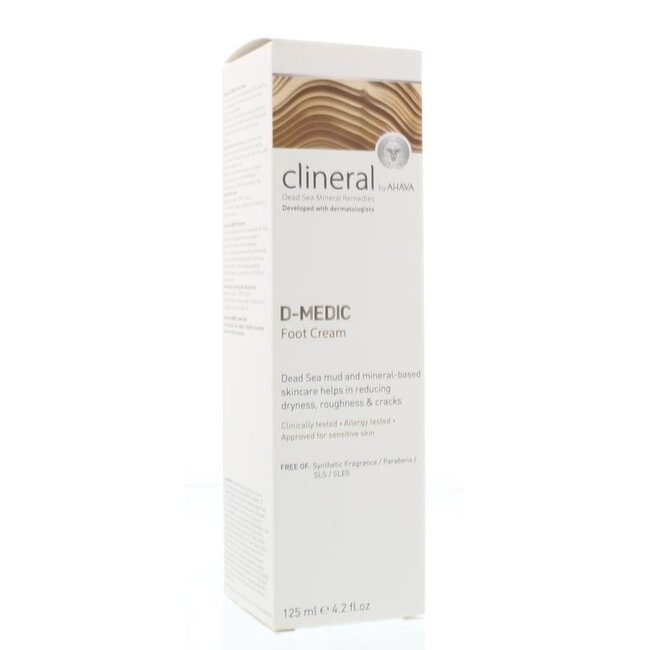 Ahava Clineral D-medic crème pour les pieds 125 ml
