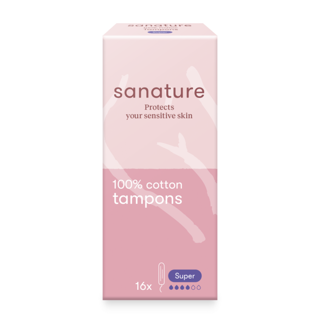 Sanature Tampons super 16 Stuks