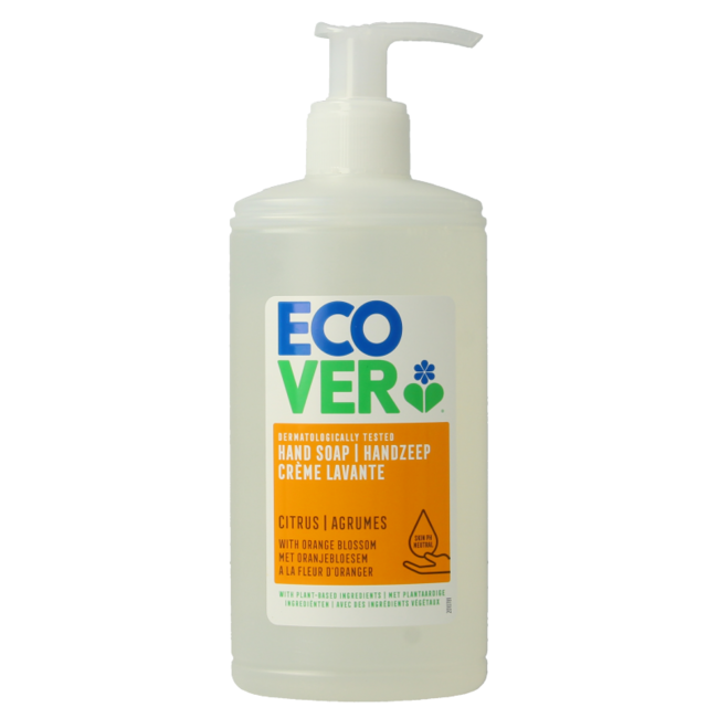 Sapone Mani Ecover Agrumi e Fiori d'Arancio 250 Millilitri