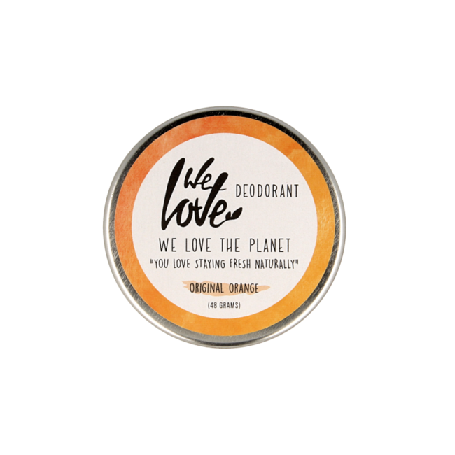 We Love The Planet 100% natürliches Deodorant Original Orange 48 Gramm