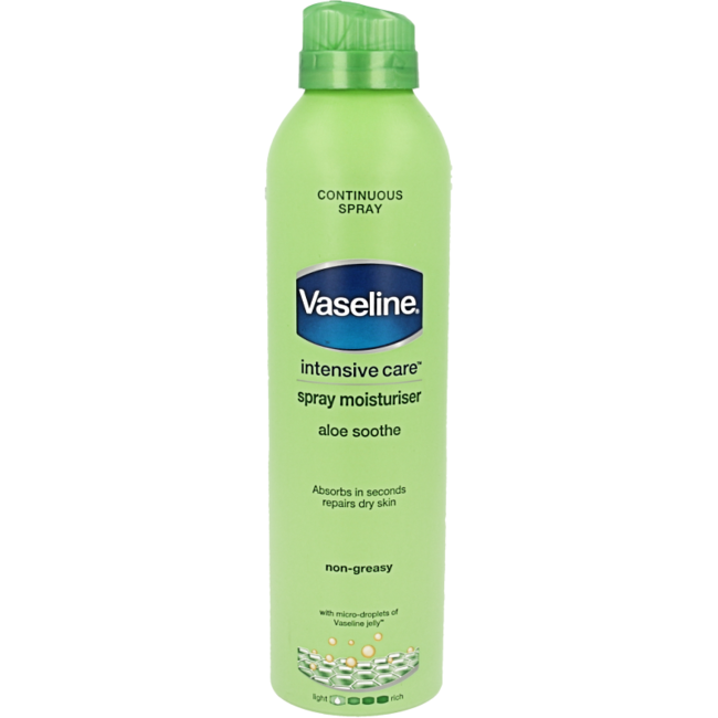 Vaseline Aloe Vera Body Lotion Spray 190ml
