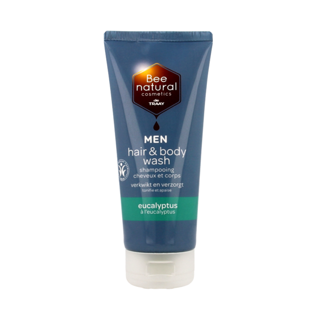 Traay Bee Honest Gel de ducha y champú para hombre eucalipto 200 ml