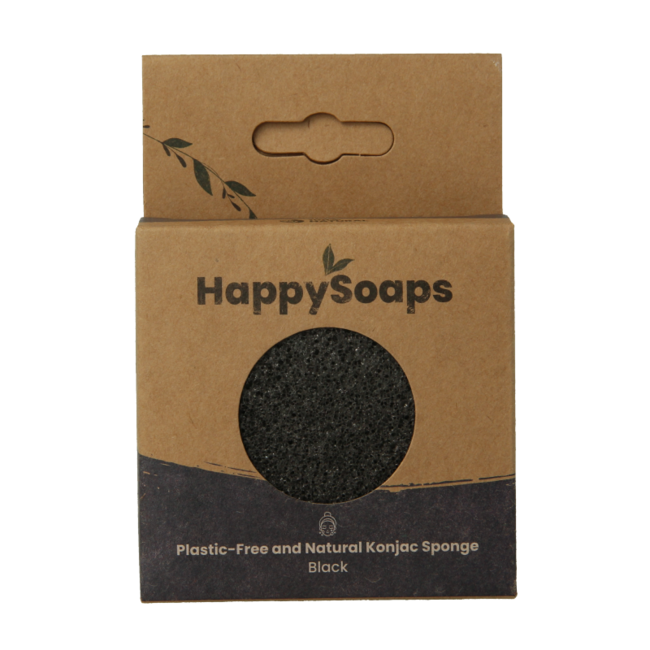 Happysoaps Konjac Schwamm für fettige Haut, 1 Stück