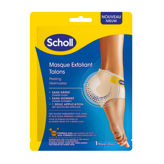 Scholl Expert Care Mascarilla Exfoliante para Talones 1 par