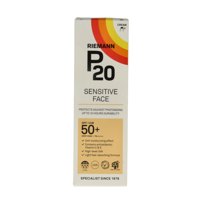 P20 Once a day face creme SPF50  50 Gram