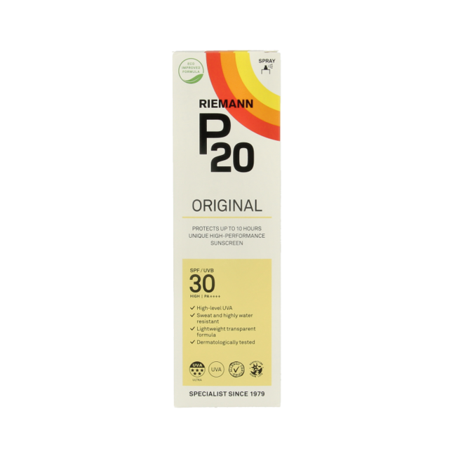 P20 Spray Originale SPF30 85 Millilitri