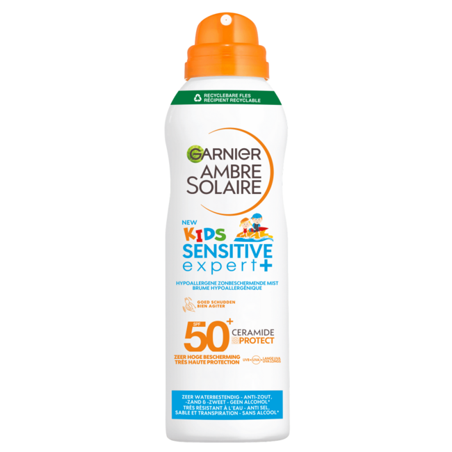 Ambre Solaire Kids spray przeciwpiaskowy SPF50+ 150 mililitrów