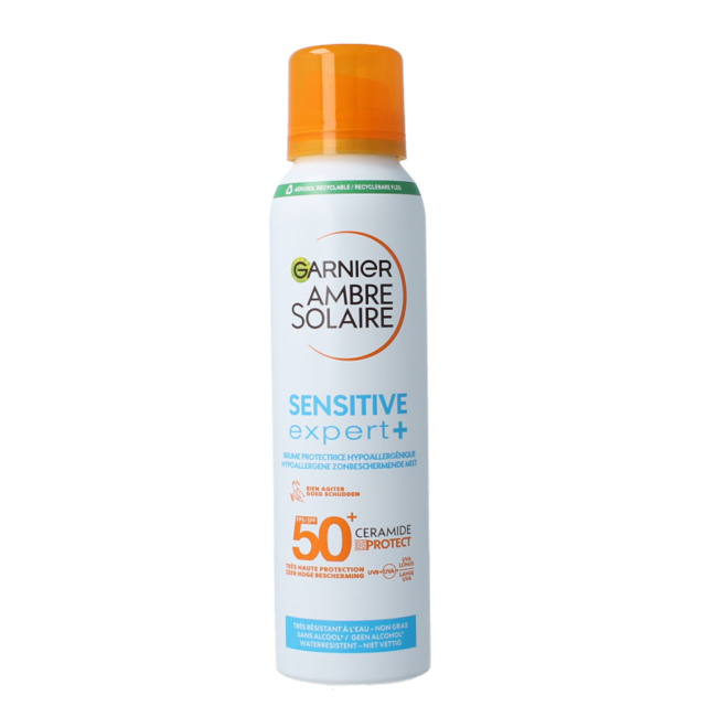 Ambre Solaire Sensitive Spray Trockennebel LSF 50+ 150 Milliliter