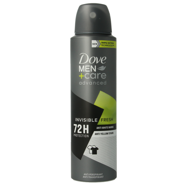 Dove Deodorant spray men+ care invisible fresh 150 Milliliter