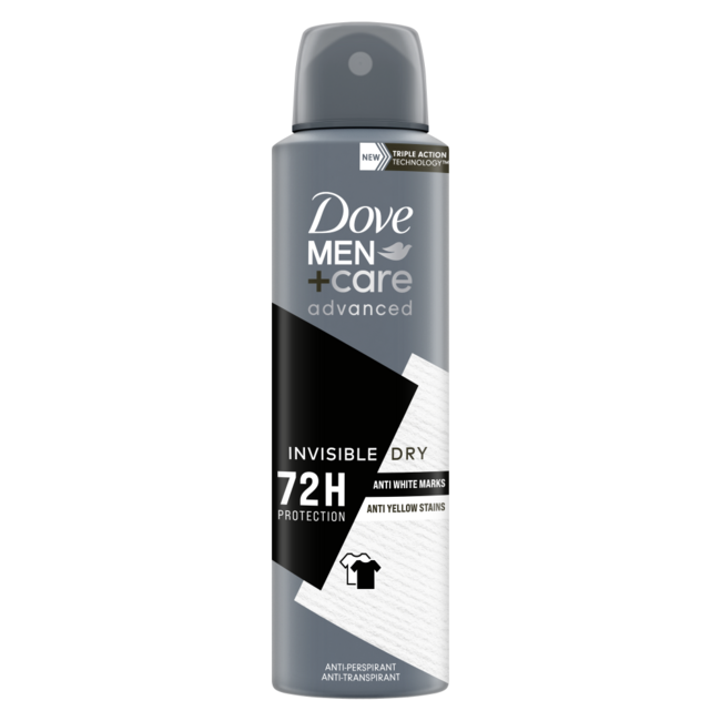 Dove Deodorant spray men+ care invisible dry 150 Milliliter